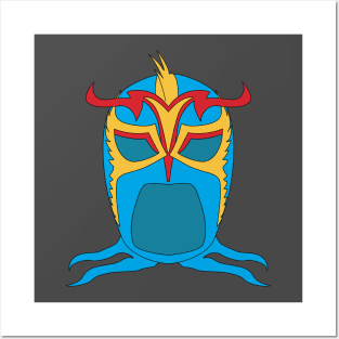 Ultimo Dragon Mask Small Posters and Art